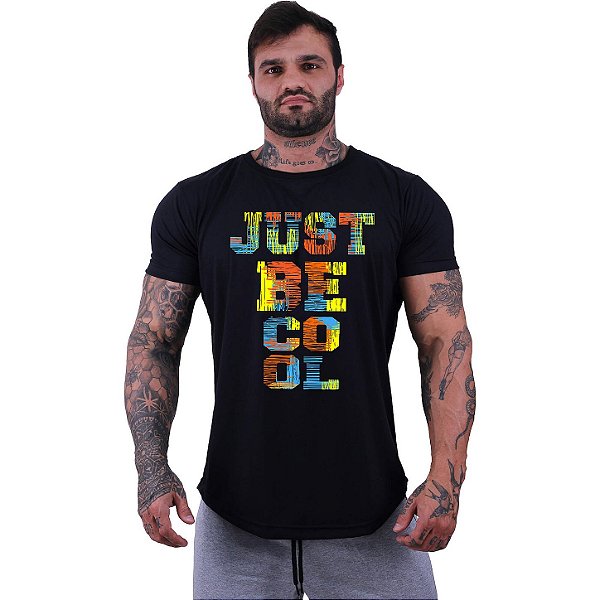 Camiseta Masculina Longline Manga Curta MXD Conceito Just Be Cool