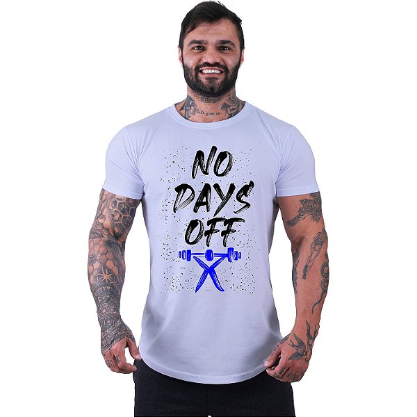 Camiseta Longline Manga Curta MXD Conceito No Days Off