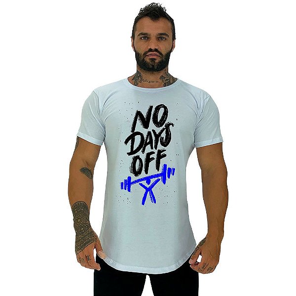 Camiseta Longline Manga Curta MXD Conceito No Days Off