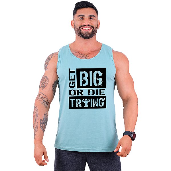 Regata Clássica Tradicional Masculina MXD Conceito Get Big Or Die Training