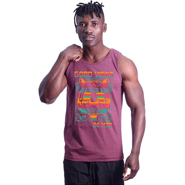 Regata Clássica Tradicional Masculina MXD Conceito Good Vibe Lion