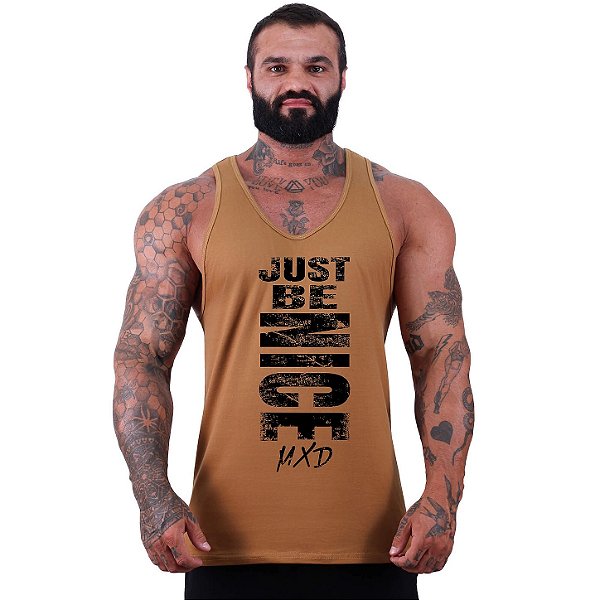 Regata Cavada Masculina MXD Conceito Just Be Nice Apenas Seja Legal