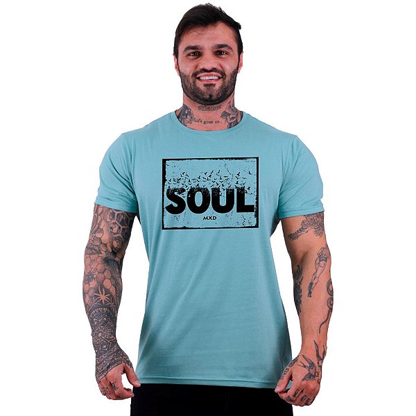 Camiseta Tradicional Masculina Manga Curta MXD Conceito Soul