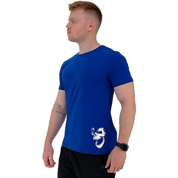 Camiseta Tradicional Masculina MXD Conceito Estampa Lateral Gorila