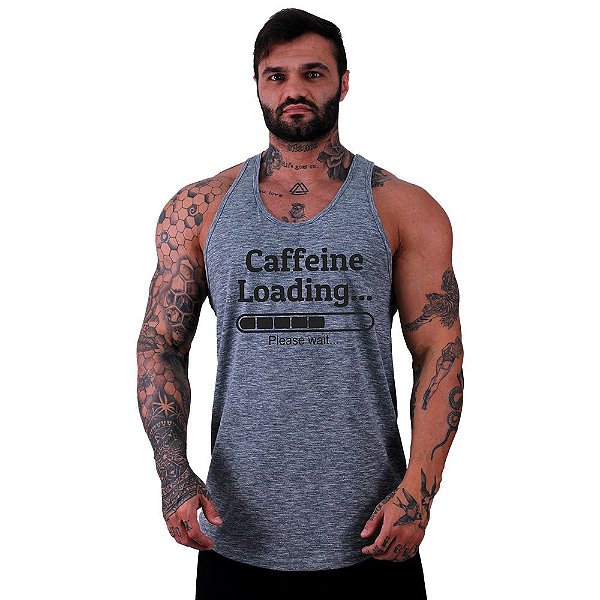 Regata Longline Masculina MXD Conceito Caffeine Loading