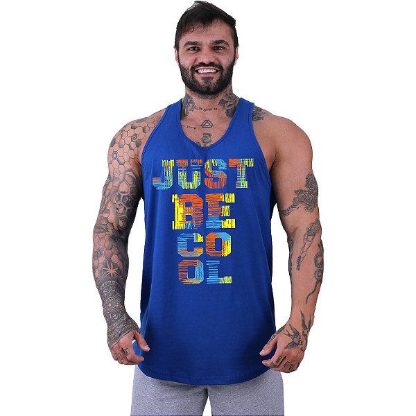 Regata Longline Masculina MXD Conceito Just Be Cool Apenas Seja Legal