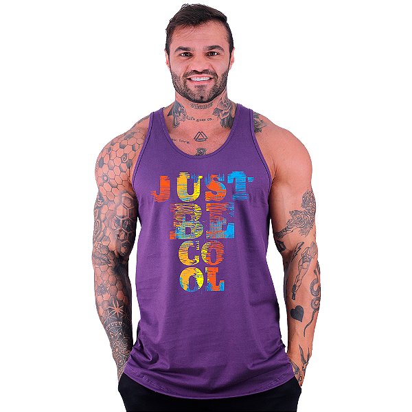 Regata Longline Masculina MXD Conceito Just Be Cool Apenas Seja Legal