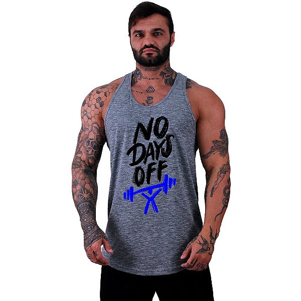 Regata Longline Masculina MXD Conceito No Days Off Sem Dias de Folga