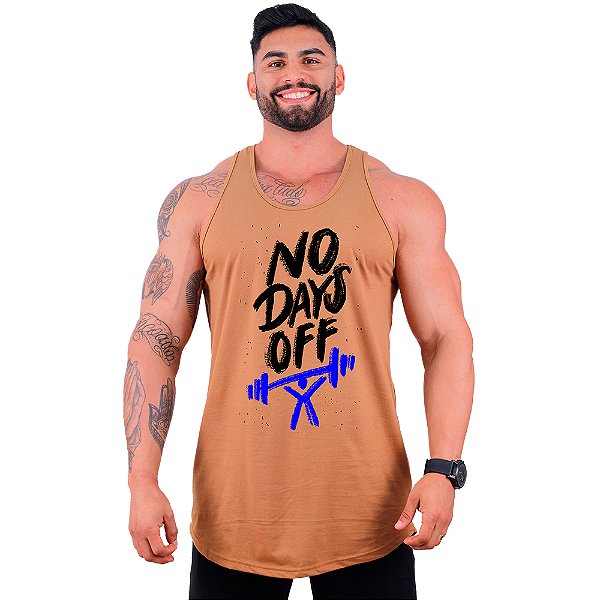 Regata Longline Masculina MXD Conceito No Days Off Sem Dias de Folga