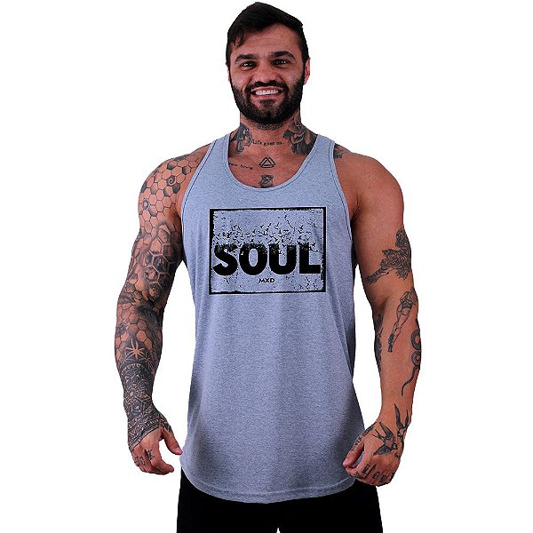 Regata Longline Masculina MXD Conceito Soul Alma