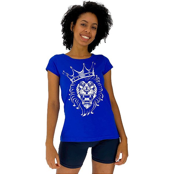 Camiseta Babylook Feminina MXD Conceito Rei Leão Lion King