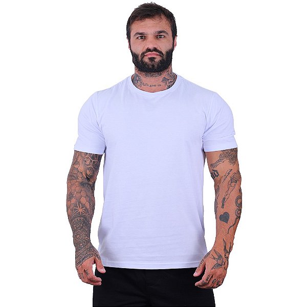 Camiseta Tradicional Masculina MXD Conceito Branco