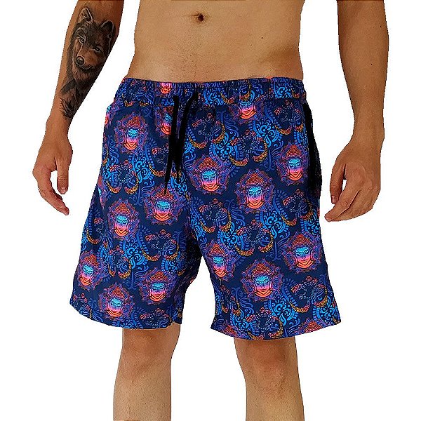 Shorts Praia Tactel Masculino MXD Conceito Hindu