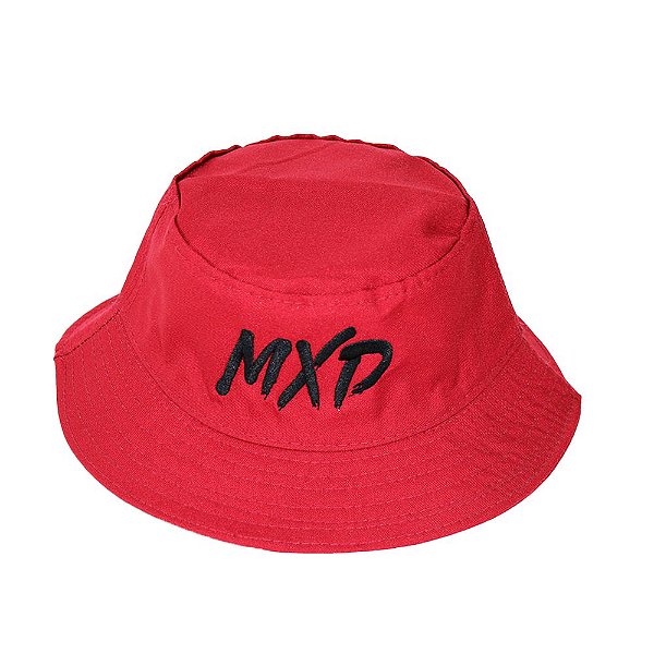 Bucket MXD Conceito Unissex Vermelho Logo Preto