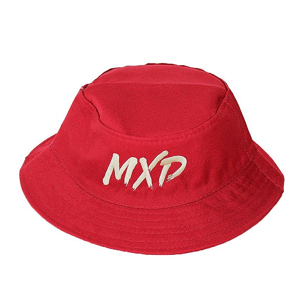 Bucket MXD Conceito Unissex Vermelho Logo Branco