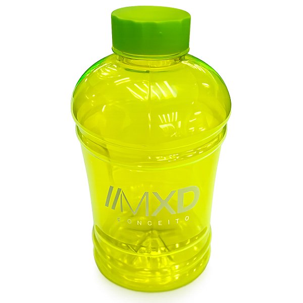 Galão de Água 950 ML Academia MXD Conceito Amarelo Florescente