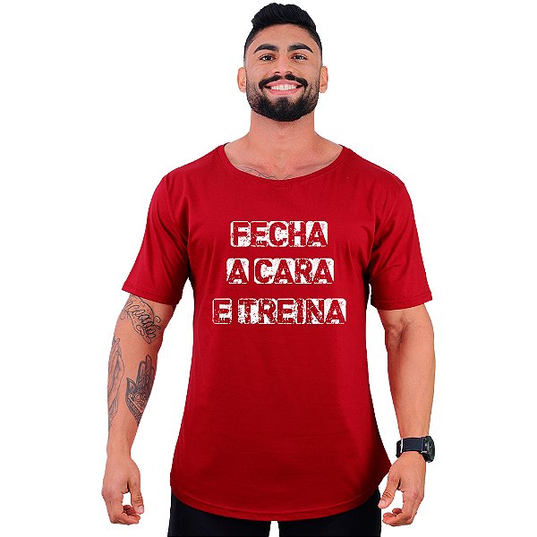 Camiseta Morcegão Masculina MXD Conceito Fecha a Cara e Treina