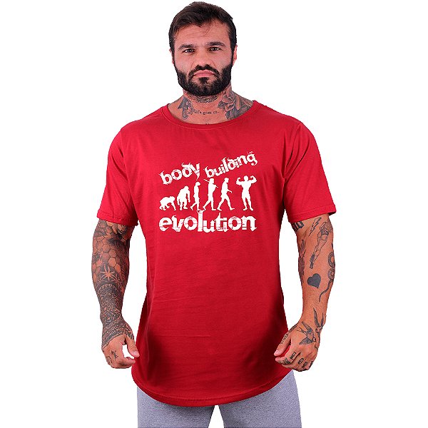 Camiseta Morcegão Masculina MXD Conceito Body Building Evolution