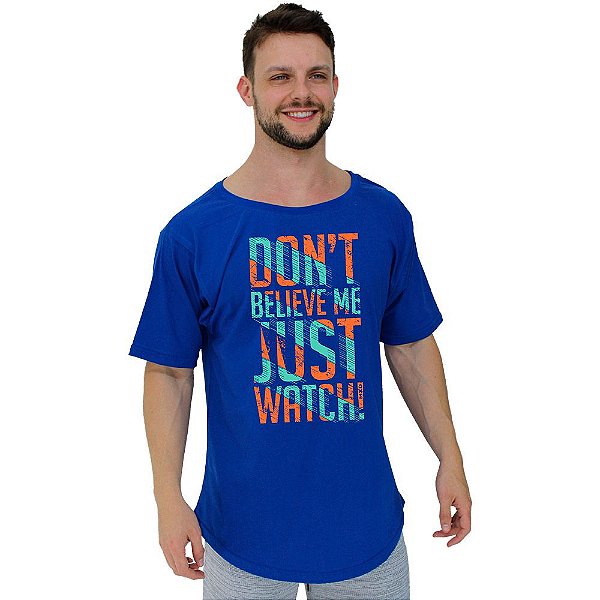 Camiseta Morcegão Masculina MXD Conceito Don't Believe Me Just Watch