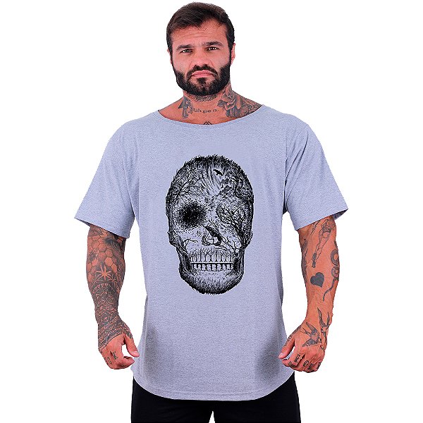 Camiseta Morcegão Masculina MXD Conceito Forest Skull