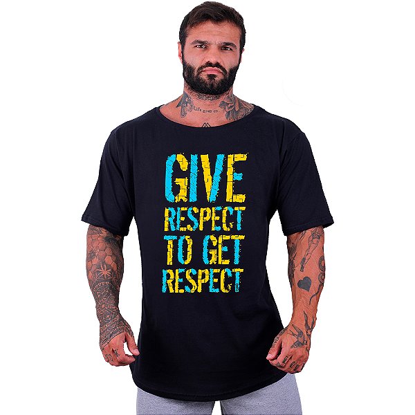 Camiseta Morcegão Masculina MXD Conceito Give Respect To Get Respect