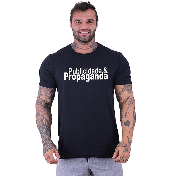 Camiseta Tradicional Estampa Universitária Faculdade Curso Publicidade & Propaganda