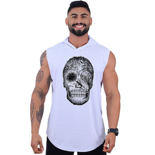 Regata Longline com Touca MXD Conceito Forest Skull Black