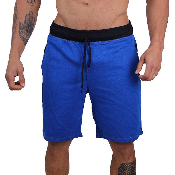 Bermuda Masculina  Moletom MXD Conceito Azul Céu