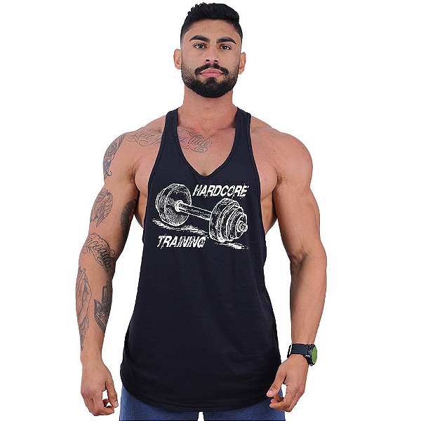 Regata Longline Super Cavada Masculina MXD Conceito Hardcore Training