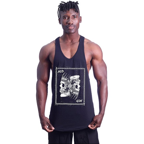 Regata Longline Super Cavada Masculina MXD Conceito Carta Indígena
