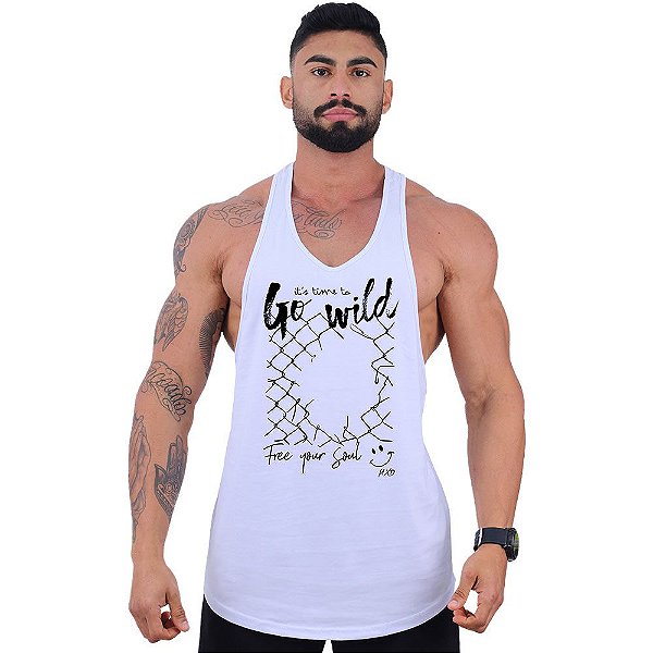 Regata Longline Super Cavada Masculina MXD Conceito Go Wild