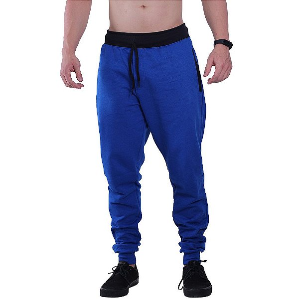 Calça Masculina Moletom MXD Conceito Azul Royal