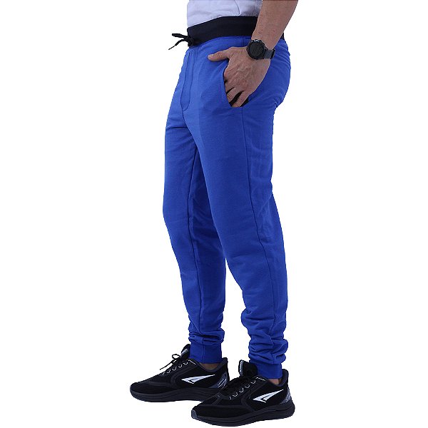 Calça Masculina Moletom MXD Conceito Azul Royal