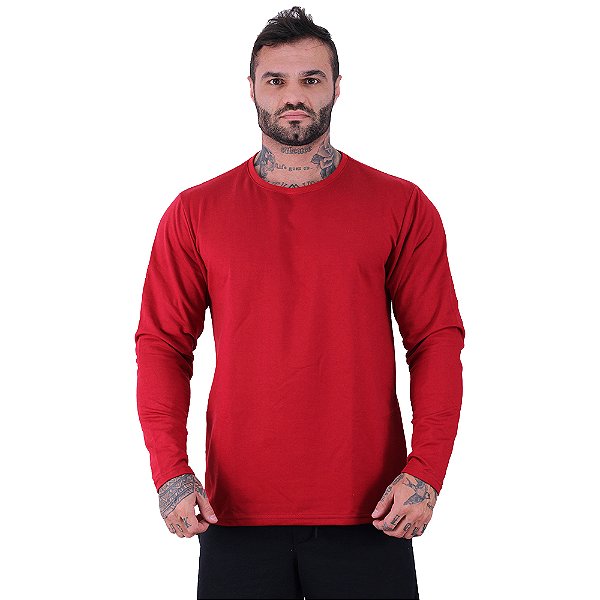 Camiseta Manga Longa Com DEFEITO MXD Conceito Cores Sortidas