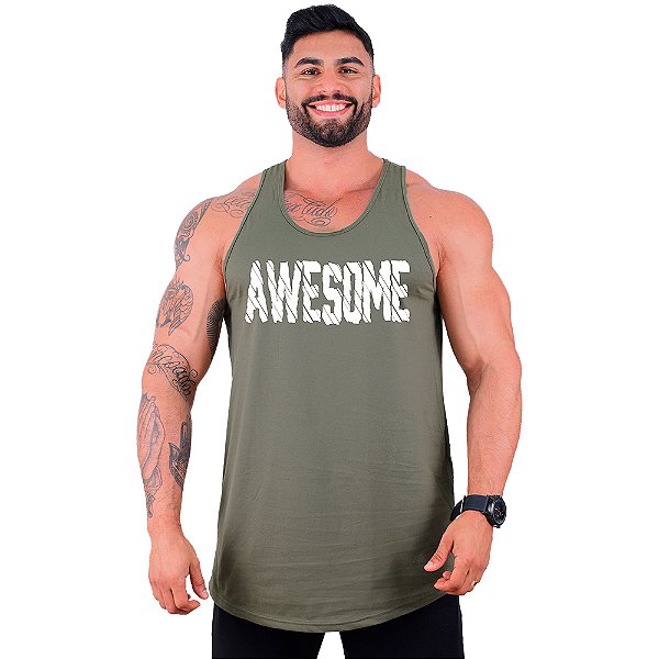 Regata Longline Masculina MXD Conceito Awesome