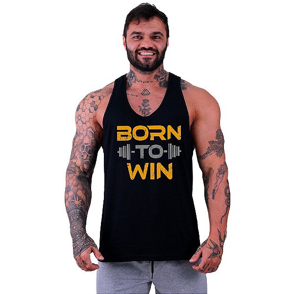 Regata Cavada Masculina MXD Conceito Born To Win
