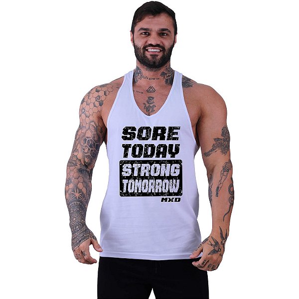 Regata Cavada Masculina MXD Conceito Sore Today Strong Tomorrow