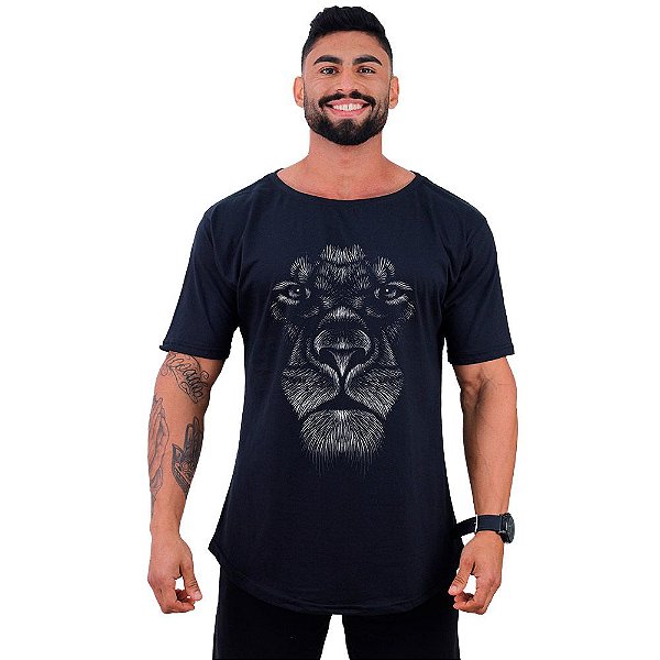 Camiseta Morcegão Masculina MXD Conceito Face Lion