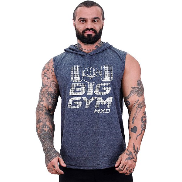 Regata Machão com Capuz Longline MXD Conceito Big Gym
