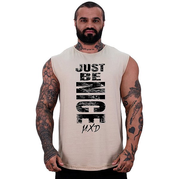 Regata Machão Longline Sem Manga MXD Conceito Just Be Nice