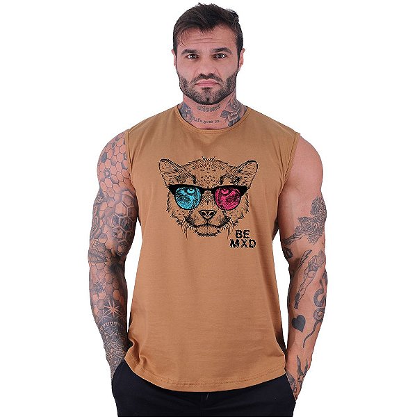 Regata Machão Longline Sem Manga MXD Conceito Cheetah 3D