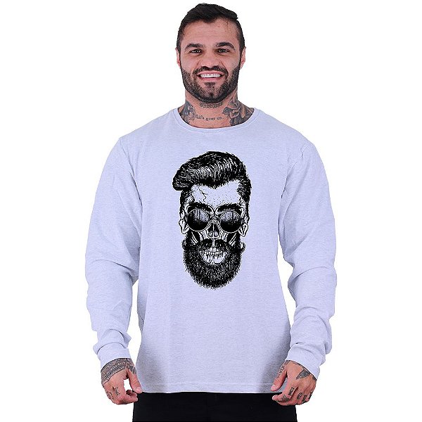 Blusa Moletom Basic Masculina MXD Conceito Sem Touca Style Skull