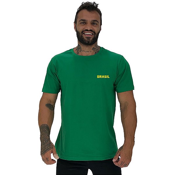 Camiseta Tradicional Masculina MXD Conceito Brasil