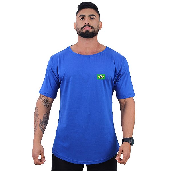 Camiseta Morcegão Masculina MXD Conceito Bandeira do Brasil