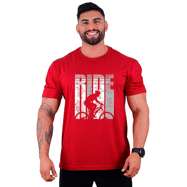 Camiseta Tradicional Manga Curta MXD Conceito MTB Mountain Bike Ride