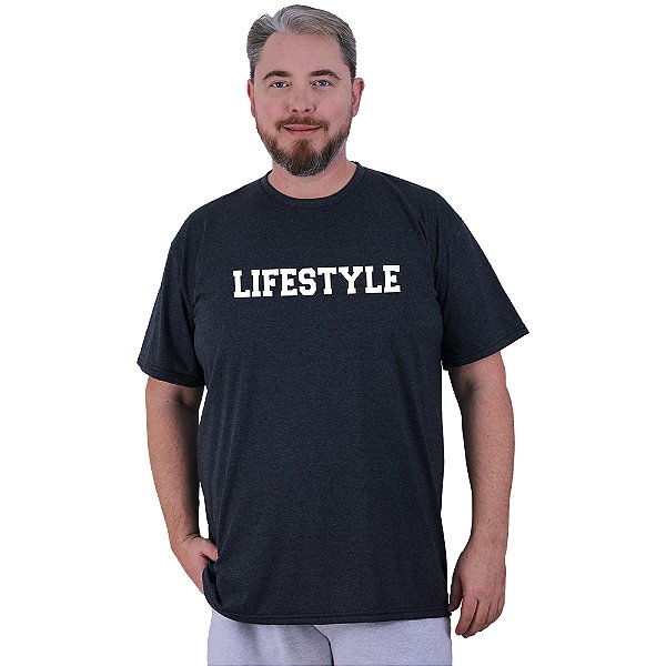 Camiseta Tradicional Estampada Plus Size Curta MXD Conceito LifeStyle Estilo De Vida