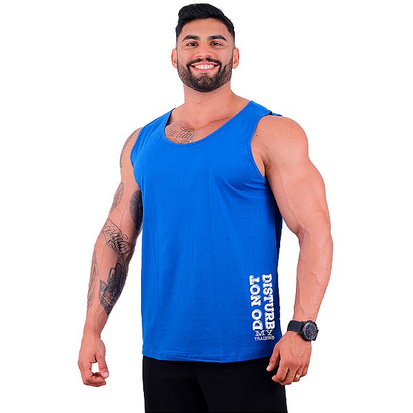 Regata Clássica Estampa Lateral Masculina MXD Conceito Do not Disturb