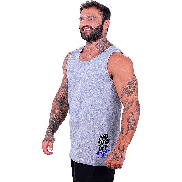 Regata Clássica Estampa Lateral Masculina MXD Conceito No Days Off