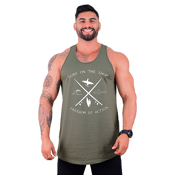 Regata Longline Masculina MXD Conceito SURF On the Shop Freedom Of Action
