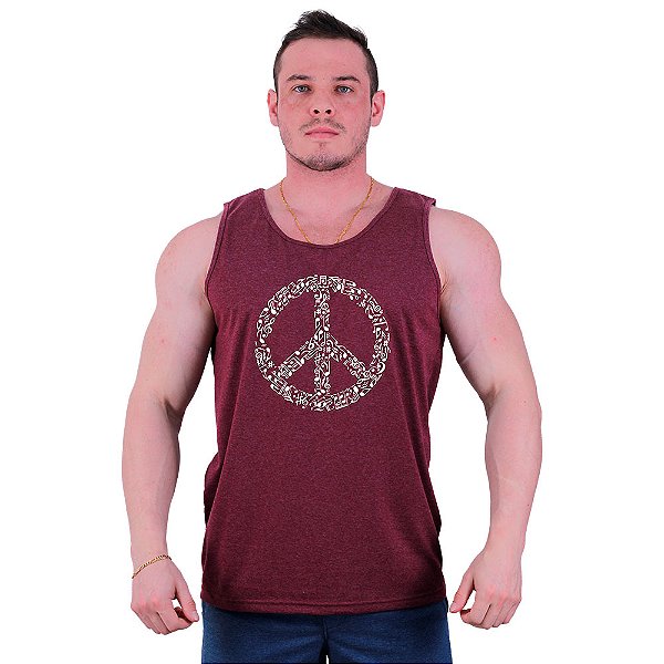 Regata Clássica Tradicional Masculina MXD Conceito Simbolo Da Paz